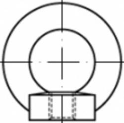  Lifting eye nut D582 Stainless steel A2