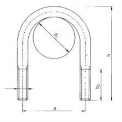 U-Bolt Stainless steel A2