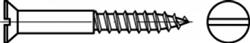 Slotted countersunk head wood screw D97 Stainless steel A2