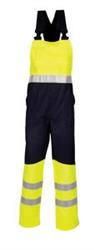 HaVeP® Amerikaanse overall/bretelbroek marine/fluo geel 20007