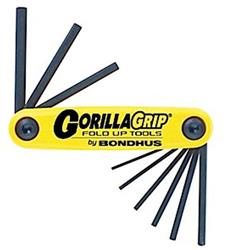 Hexagon socket wrenches Gorilla grip inch