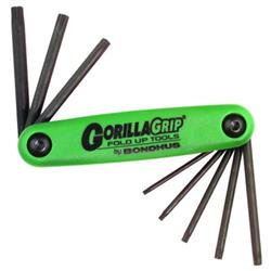 Hexagon socket wrenches set Gorilla grip Torx