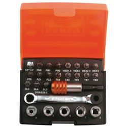 Bahco Standard Bit and Socket Set 1/4' 26pcs