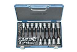 Gedore dopsleutel schroevendraaier set 1/2" 19 TX