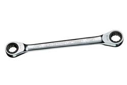 Flat ring ratchet spanner