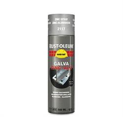Hard Hat Galva Zinc Aluminium Aerosol Metal Spray Paint 500ml 2117