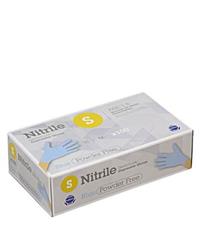 Handschoen nitril blauw