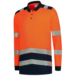 Tricorp Polo Shirt Long-sleeve Hi-vis 203008