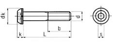exalobular socket button head screws, ISR = ~TORX, I 7380-1 010.9 M5 x 20 zinc
