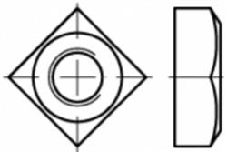  Square nut D557 Stainless steel A4