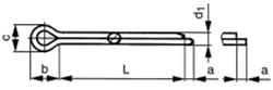 Split pin D94 Copper