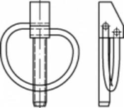 Borgpennen Din 11023