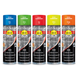 Rustoleum Hard Hat Topcoat Fluorescerend